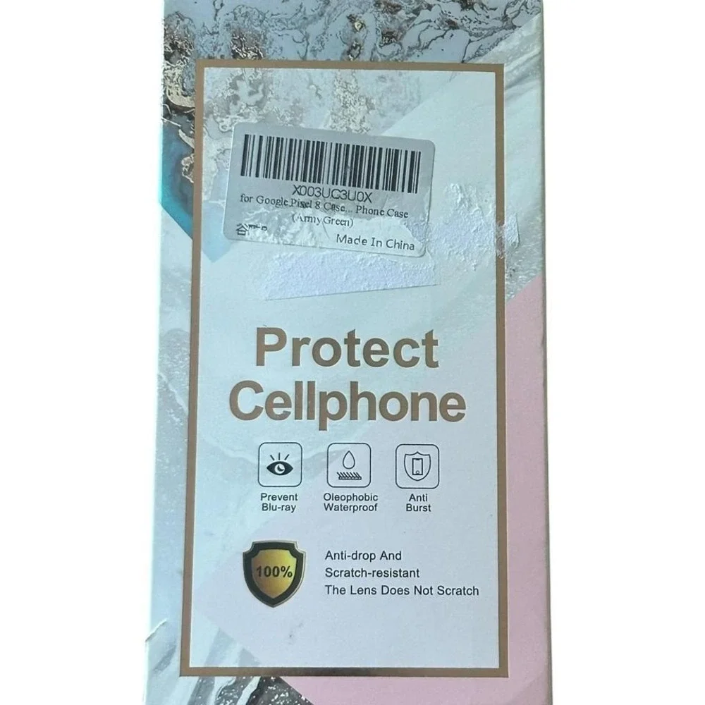 Google Pixel 8 Case‎ Army Green Protect Cellphone Anti-drop Scratch-resistant
